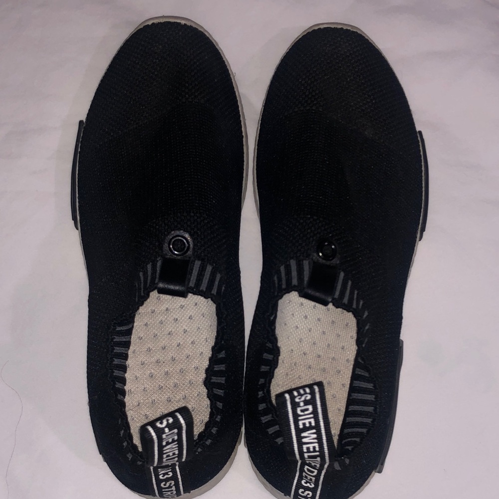 Black Slip-On Sneakers Adidas MD3 German for 3 Stripes Sock Fit 8